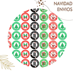 STICKERS NAVIDAD ENVIOS