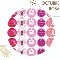 Stickers Octubre Rosa