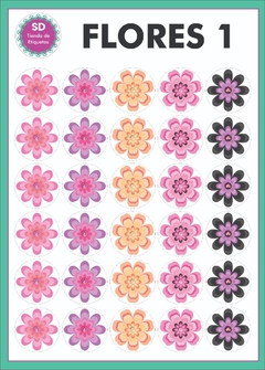 Stickers Flores - comprar online