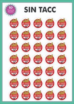 Stickers Sin TACC - comprar online