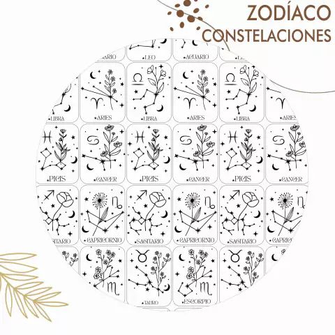 ZODIACO CONSTELACIONES CON FLORES