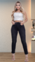 Calça jeans preta feminina mom 75439-Ri19 - comprar online