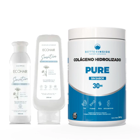 COMBO CUERO CABELLUDO SENSIBLE BETTERINSIDE PURE + ECOHAIR SENSITIVE