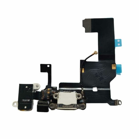 Flex de Carga y Auricular para iPhone 5g - BLANCO