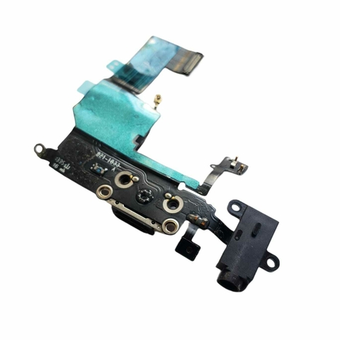 Flex de Carga y Auricular para iPhone 5c - NEGRO