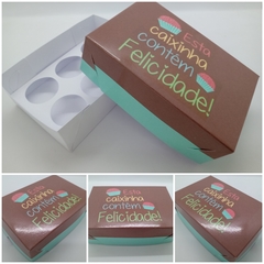 Coleção Doces Gourmet-Combo 20 Caixas 6 doces - ArteMania de Papel