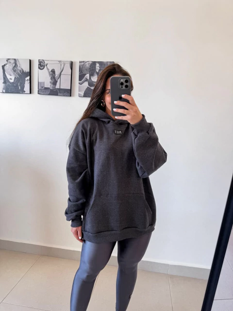 MOLETOM CANGURU CINZA - comprar online