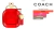 AMOSTRA-Perfume feminino Coach Love EDP com 1,2ml - loja online