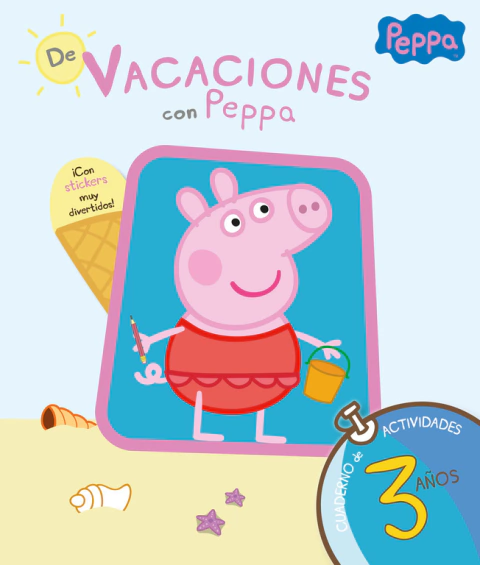 PEPPA PIG CUADERNO DE ACTIVIDADES 3 ANOS, eOne, Licencias, ALTEA, 9786071134356