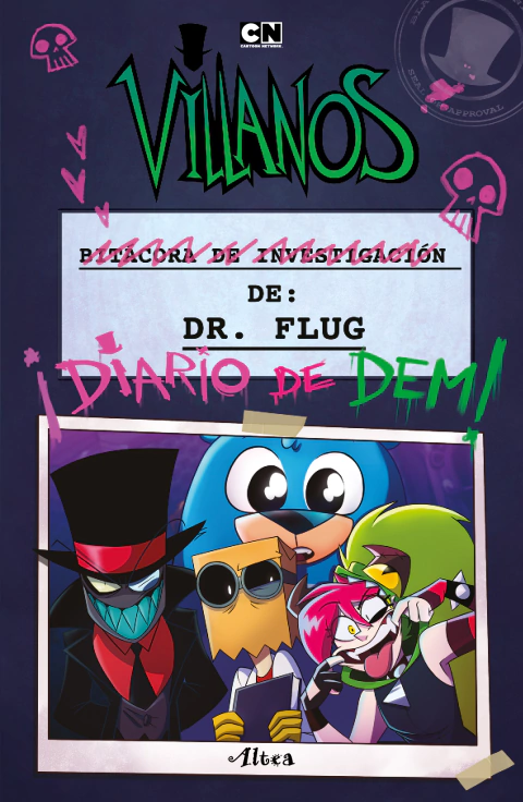BITACORA DE INVESTIGACION PERSONAL DEL D, Ituriel, AlanCartoon Network, Licencias, ALTEA, 9786073801430