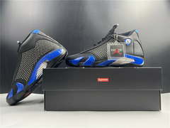 Supreme x Air Jordan 14 ' Black Royal' - loja online