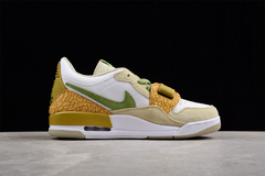 Air Jordan Legacy Low "Olive Gold" na internet