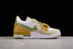 Air Jordan Legacy Low "Olive Gold" na internet