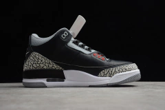 Air Jordan Retro 3 "Black Cement" on internet
