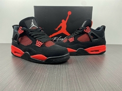 AIR JORDAN 4 RETRO ' RED THUNDER ' on internet