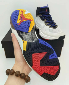 Air Jordan 37 “Light Bone Dark Concord” - loja online