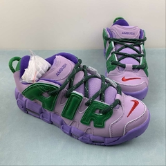 NIKE X AMBUSH AIR MORE UPTEMPO LOW ''LILAC AND APLLE GREEN'' - comprar online