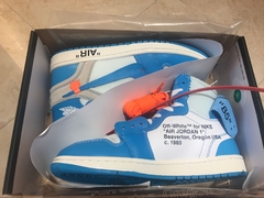 NIKE AIR JORDAN 1 OFF UNIVERSITY BLUE - Outlet Imports Shoes