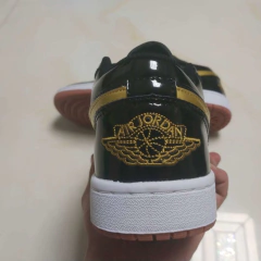 nike air jordan 1 low 'black gold' - loja online