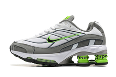 SUPREME X NIKE SHOX RIDE 2 Grey/Green' - Outlet Imports Shoes