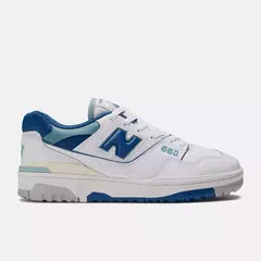 NB 550 "White Blue Groove" - Outlet Imports Shoes