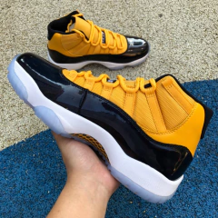 AIR JORDAN 11 ' Black Yellow' - Outlet Imports Shoes
