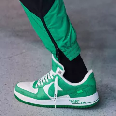 Louis Vuitton Nike Air Force 1 Low By "Virgil Abloh White Green"