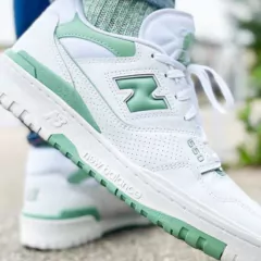 NB 550 'White Mint Green'