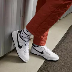 dunk low "White Black"