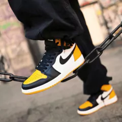 Air Jordan 1 High Retro 'Taxi Yellow Toe'