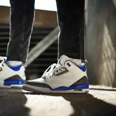 AIR JORDAN 3 RETRO "RACER BLUE"