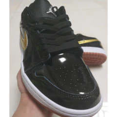nike air jordan 1 low 'black gold'