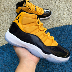 AIR JORDAN 11 ' Black Yellow' na internet