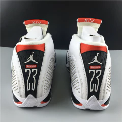 Supreme x Air Jordan 14 'White Black'