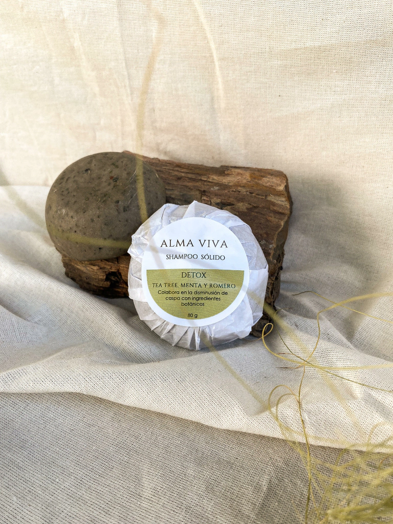 Shampoo sólido detox