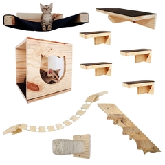 PLAYGROUND PARA GATOS 10 PEÇAS - ECO SHOPEE - comprar online