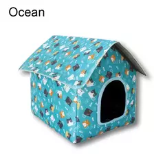 Casinha Para Pets à prova d'água - casas para cães e gatos - Gatificação Pet Art | Arranhador para Gatos e Playground para Gatos - Gatificação de Parede 