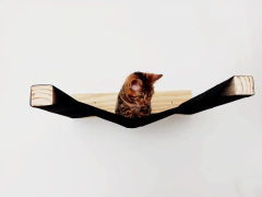 Playground para gatos Frajola, 13 peças, gatificação Pet Art, verticalizaçao personalizada - Gatificação Pet Art | Arranhador para Gatos e Playground para Gatos - Gatificação de Parede 