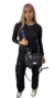 MINI YANY ROCK NEGRO ENGOMADO - comprar online