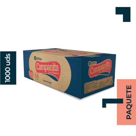 Servilleta Blanca Granel Campanita 1000 u