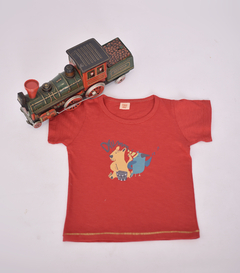 Remera Oso y pajarito - Patytap - Ropa de bebé y niños