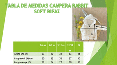 Imagen de Campera Rabbit soft bifaz