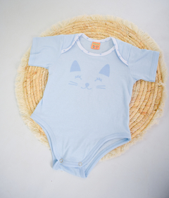 Body de algodón Gatito manga corta - comprar online