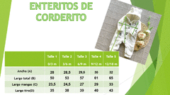 Enterito de corderito Camel - Patytap - Ropa de bebé y niños
