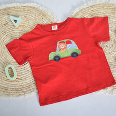 Remera leoncito en auto - comprar online