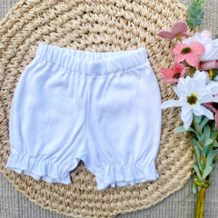 Short de algodón con voladitos - comprar online