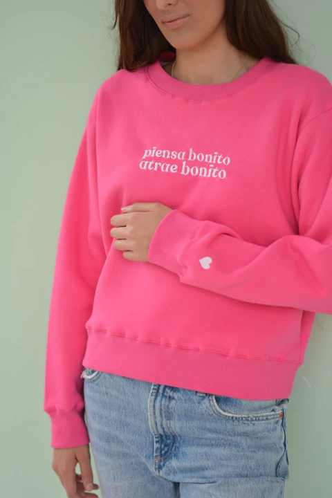 Piensa bonito atrae bonito - Buzo - comprar online