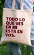 Tote bag de lienzo - Todo lo que ves en mi está en vos - comprar online
