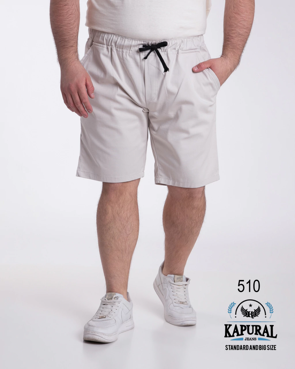 510- bermuda de gabardina con elastico 50al 68