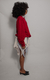 Vestido camisa e babado - comprar online